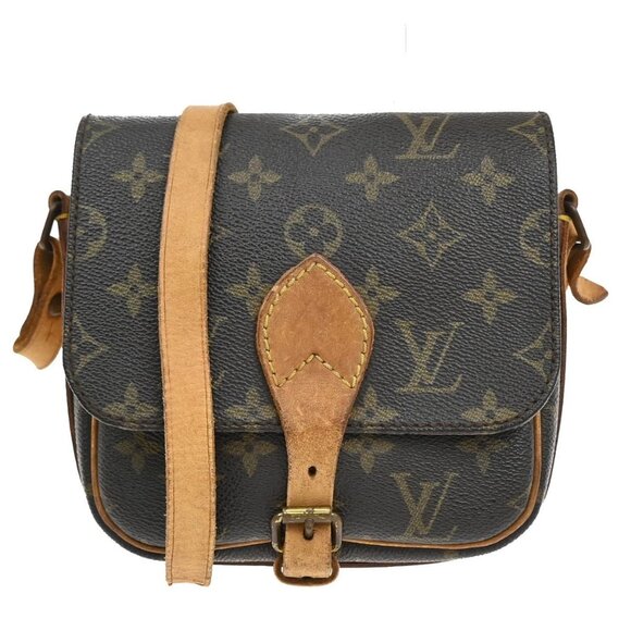 LOUIS VUITTON Mini Cartouchiere Shoulder Bag Monogram Leather BN M51254 32FC022 - Picture 1 of 16